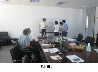 Foreign customers come to the company to conduct acceptance tests for IKRA project