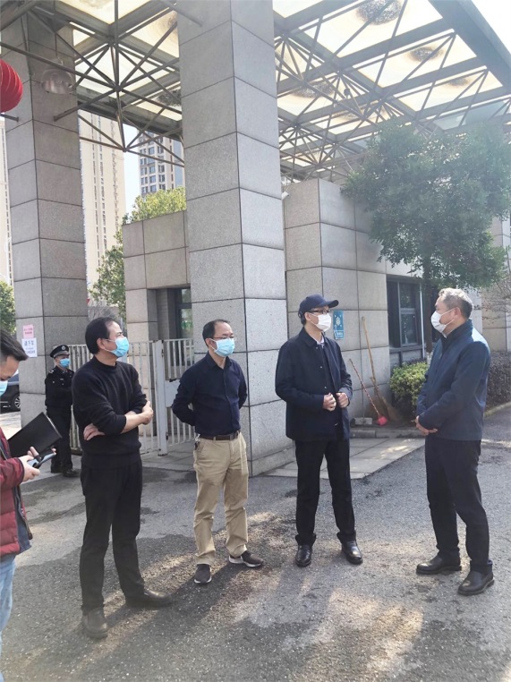 Mr Qin Wancheng went to the company to inspect and guide the prevention and control work of the epidemic